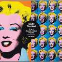 Galison Warhol Marilyn 500 Piece Double Sided Puzzle, Multicolor