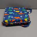 Zicac Portable High Chair Increasing Seat Cushion for Travel Dining Seat Pad for Toddler Kids Baby Infant Washable Thick Chair Seat Pads (Dark Blue)