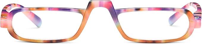 Peepers by PeeperSpecs Women's Fruit Stripe Gum Rectangular Reading Glasses +1.75