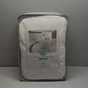 Martha Stewart Tencel Lyocell/Cotton Blend White Goose Feather and Down Fiber Comforter - Medium Weight All Season Warmth - Full/Queen Size