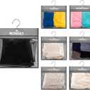 7 Pcs Weekly Travel Organizer Pouches Day of Week Clothing Packing Cubes Monday to Sunday School Clothes Organizer for Kids (Grey), 13"H * 14.3"W