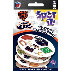 MasterPieces Game Day - NFL Chicago Bears Spot It Game For Kids, Adults, and Family