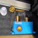 Shower Faucet Set Black and Brushed Titanium Gold 10'' Shower System