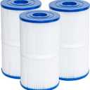 Replacement Spa Filter Compatible with Watkins 31489, for Unicel C-6430, FC-3915, P/N0969601, 71825, 73178, 73250, 30 Sq. Ft,3pcs Hot Tub Filter