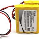 YUTSUJO (2-Pack) 3.6V 700mAh Ni-CD Battery Pack Replacement for DISON KRH-15/51 JLEU9, OSA107, PowerSonic A5289-1 Exit Sign Emergency Light