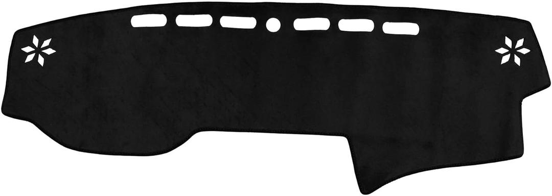 Dash Cover, Center Console Non-Slip Dashboard Carpet Mat for Toyota 4runner 2015-2019 Flannel Black,1Pc