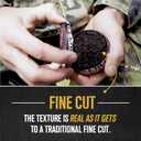 10 Cans, BaccOff Original Fine Cut, Black Tea Base with Bold, Smoky Flavors, BB: 2027-05-28