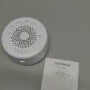 Sound Machine Easysleep White Noise Machine with 25 Soothing Sounds and Night Lights with Memory Function 32 Levels of Volume and 5 Sleep Timer Powered by AC or USB for Sleeping Relaxation (White)