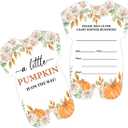 Fall Pumpkin Baby Shower Invitations Floral a Little Pumpkin Is on the Way Baby Shower Invitations Set of 20 Invites with Envelopes