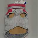 FUAMEY Dog Coat for Small Dogs,Waterproof Dog Winter Jacket with Harness Built in Puppy Cold Weather Coats Reflective Pet Vest with Zipper Warm Fleece Dogs Snowsuit Windproof Pink  (XS(chest:14in), Rose Red)