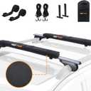 HEYTRIP Roof Rack Pads 30" Aero Crossbar Pads for Kayak/Surfboard/SUP/Canoe with 15FT Tie-Down Straps and Storage Bag, Use with Roof Rack (With Straps)