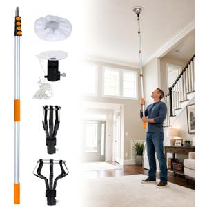 Light Bulb Changer for High Ceilings, 3-20 FT Telescoping Pole Kit