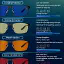 ANYLUV Blue Light Glasses for Men/Women, Lightweight Blue Light Blocking Glasses, Anti-Eye Strain Computer Glasses for Gaming