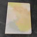 Marble Floral Case for iPad 9.7 Inch 5th/6th Generation, Case for iPad6/iPad5/iPad Air 2/Air Case with Pencil Holder,Slim Lightweight Book Style Clear Back Cover,N-Yellow Marble, Size: iPad5/iPad6/Air/Air2