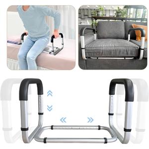 Chair Lift Assist Devices for Seniors Elderly Adjustable Couch Cane Stand Up Assist Mobility Aid Aluminum Sofa Stand Assist Chair Lift Assist Handle for Patients Seniors Disabled Elderly