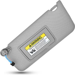 Left Driver Side Sun Visor for Honda Accord 2008 2009 2010 2011 2012 2013 2014 2015 2016 2017, Replacement Assembly 83280-TA5-A71ZA 83280-TA5-A51ZA (Gray)