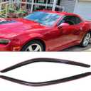 2pcs Original Shatterproof Rainproof Side Window Wind Deflectors for 10-25 Camaro,Tape-on Rain Guards Sets,Nice Looking Window Visors for Cars,Vent Deflector for Chevrolet 2010-2025 Camaro 92341