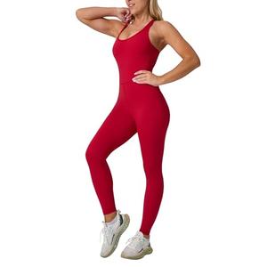 LOVESOFT Women's Sleevesless Bodysuit Dance Unitard, Backless Bodycon Rompers Jumpsuits for Workout Yoga S