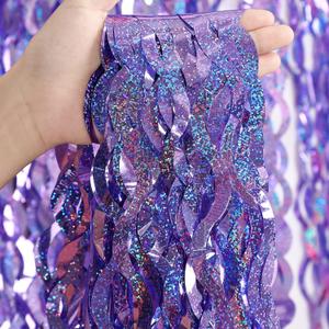 Purple Foil Fringe Curtains Party Decorations - CYLMFC 3 Pack 3.3 ft x 6.6 ft Foil Party Curtain for Hallowee Christmas Graduation Decor Purple Foil Fringe Curtains Party Decorations - CYLMFC 3 Pack 3.3 ft x 6.6 ft Foil Party Curtain for Hallowee Christmas Graduation Decor