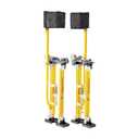 ToolPro Professional Grade Adjustable Drywall Stilts - for Drywall Installation, Painting, and More. Soft Strap Bands to Reduce Soreness and Smoother use (18-30 in., Magnesium)
