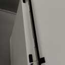 PENGKE Slim Plastic Trash Can,2.7 Gallon Garbage Can with Press Top Lid,Black Modern Waste Basket for Bathroom,Living Room,Office and Kitchen (10L)