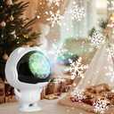 Christmas Snowflake Projector Lights Outdoor/Indoor, Led Lights Projector for Christmas Decorations, Holiday Projector for Christmas Party,2024 Upgrade Christmas Indoor for HomeChristmas Gift