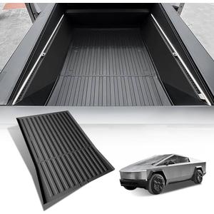 BestEvMod Truck Bed Mat Compatible with Tesla Cybertruck 2023 2024 2025 Accessories Pickup Heavyweight Cargo Liner TPE All-Weather Protection Rear, Black (Truck Bed Mat) BestEvMod Truck Bed Mat Compatible with Tesla Cybertruck 2023 2024 2025 Accessories Pickup Heavyweight Cargo Liner TPE All-Weather Protection Rear, Black (Truck Bed Mat)
