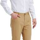 Wbestwind Men's Relaxed Stretch Vintage 60s 70s Bell Bottom Fit Comfort Flared Retro Leg Denim Jeans (Brown, L)