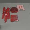 RAWILL Valentines Day Decorations Set, Hanging Heart Swirls,BE Mine Banner, Love XO and Red Felt Heart Wooden Beads Garlands Banner,for Home,Classroom,Office,Wedding and Party