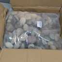 FANTIAN 40 lbs Garden Rocks Pebbles, 2-3 Inch Decorative Large River Rocks for Landscaping, Painting, Aquarium, Plants, Crafting, Walkways and Outdoor Decorative Stones