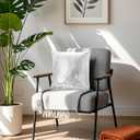 Eternal Beauty Set of 2 Sequin Pillow Cover Decorative Silver Pillow Covers for Couch Throw Pillows 20 X 20 Inches