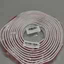 moonoom 20 Ft x 1.6''Wall Decoration Molding Trim,Self-Adhesive 3D Chair Rail Panel Molding, Flexible DIY Wall Trim for Walls Mirror Window Frame and Home Decoration (White)