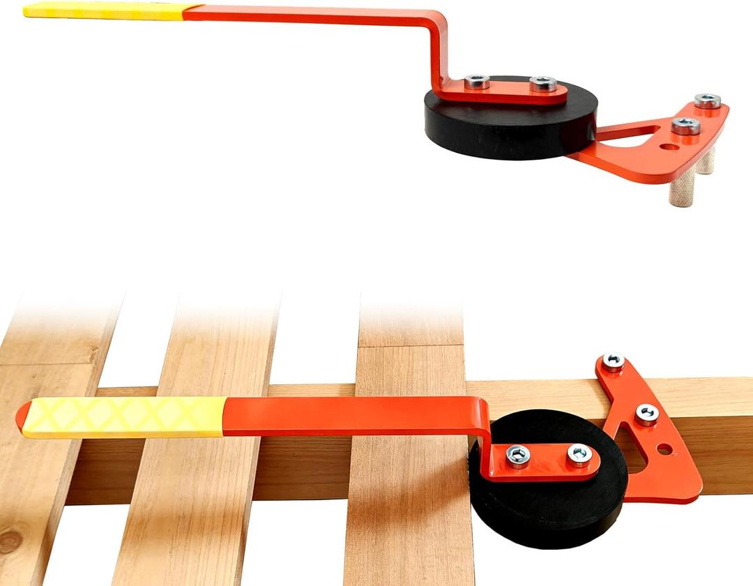 Deck Board Straightener Tool - Heavy Duty Rebar Bender for Wood Alignment, No Hammering Needed, Professional Deck Installation Kit