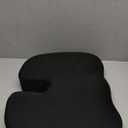 Seat Cushion for Office Chairs - Fits 18"x14" Seats, Tailbone, Coccyx Pain Relief - Butt, Pressure & Sciatica Relief - Gaming, Wheelchair, Car & Desk Pillow, Black (Standard)