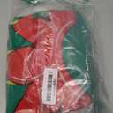 Geyoga 2 Pcs Christmas Elf Shirts for Adult Costume Novelty Funny Christmas Shirt Green Red Elf Hat Unisex for Women Men (Small)