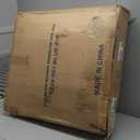 Youtanic Lazy Chair with Folding Ottoman, Accent Chair Plush Upholstered with Metal Structure and Non-Slip Pads, Sofa Armchair with Footrest and Side Storage Bag for Dorm, Room, Office, Blue