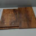 SONGMICS Cabinet Organizer Shelf, Set of 2 Kitchen Counter Shelves, Kitchen Storage, Spice Rack, Stackable, Expandable, Metal and Engineered Wood, Ink Black and Natural Beige UKCS02NB (11.7"W)