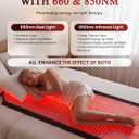 Red Light Therapy Mat Full Body, 73"x33" FSA&HSA Eligible Red Light Therapy Blanket with 1395 LEDs, 660nm & 850nm Infrared Light for Full Body Joint Muscle Pain Relief & Sleep Improvement