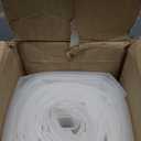 Aluf Plastics 6 MIL Thick Extra Strong Heavy Duty Clear All Purpose Vapor and Moisture Barrier Sheet Tarp/Drop Cloth - 10' x 25' - for Painting, Furniture, Carpet, Contractor, & Construction