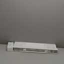 DEZ FURNISHINGS Cordless 2" Signature Faux Wood Blind, 22" W x 48" H, Embossed White