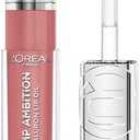 L'Oreal Paris Plump Ambition Hyaluron Lip Oil, 24 HR Lip Gloss with Hyaluronic Acid, Volumizing Formula with Glass-Like Shine, Worth It 601, 0.16 Fl Oz