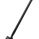43.7Inches Small Spade Trench Shovel with Heavy Duty Steel Handle Garden Tools, Small Shovel for Digging Gardening Camping Yardwork Car, Black