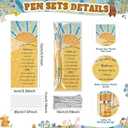 36 Sets Here Comes the Son Baby Shower Favors Bulk Includes Rolling Paper Ballpoint Pens and Greeting Bookmarks for Boho Sun Birthday Gender Reveal Party Prize Party Favors Return Gifts