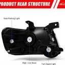 Headlights Compatible with 2006 2007 2008 2009 2010 Ford Explorer 2007-2010 Ford Explorer 4-Dr Sport Trac Chrome Housing with Amber Reflector Headlamp Driver And Passenger SideW/O Bulbs
