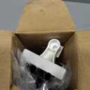 4 Pack Magnetic Curtain Rod for Metal Doors, French Door Curtain Rods Adjustable from 17 to 30 Inch, 3/8 Inch Diameter, Magnetic Cafe Curtains Rod, No Tool and Easy Installation, Black