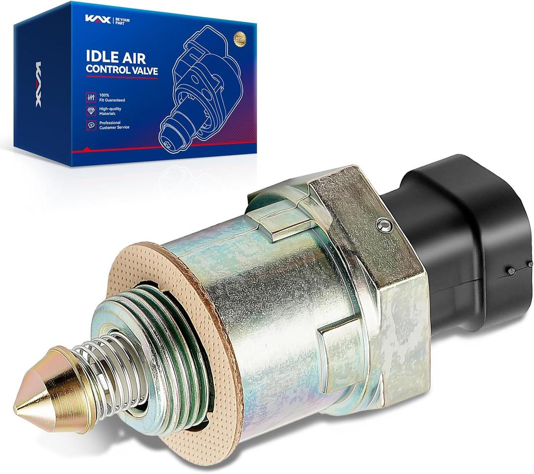 KAX Idle Air Control Valve AC1T for Chevy C1500 1988-1995, K1500 K2500 1988-1995 4.3L, S10 1985-1995, Caprice 1985-1993, Camaro 1985-1992, Monte Carlo/Corvette 1985-1988,G20 1985-1995,Yukon 1992-1995