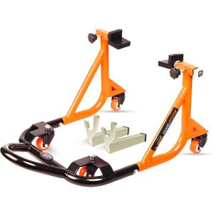 Grand Pitstop Universal Adjustable Rear Paddock Stand for Motorcycle with Swingarm Rest 360° Dismantable, Motorcycle Weight Up to 500 lbs/ 226 Kgs