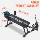 Electric Spinal Decompression Table, 400 LBS Heavy Duty Motorized Full Body Traction Table, Non-Inversion Spine Stretcher Bench for Safe Daily Use