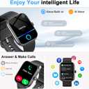 Smart Watch for Women Men, Alexa Built-in, Smartwatch for iPhone & Android Bluetooth Call, 1.91" HD Fitness Tracker with Heart Rate/SpO2/Sleep Monitor, IP68 Waterproof, Fitness Watch 100+ Sports Modes