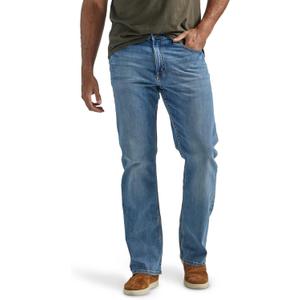 Wrangler Authentics Men's Relaxed Fit Boot Cut Jean, Riptide, 32W x 32L